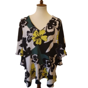 Eloquii Floral Print Blouse